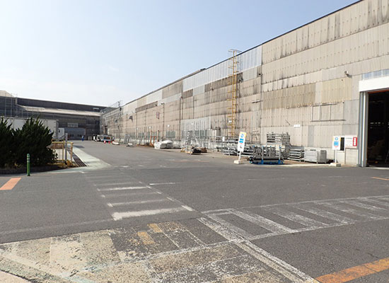 某ハウスメーカー工場台風21号災害復旧工事
