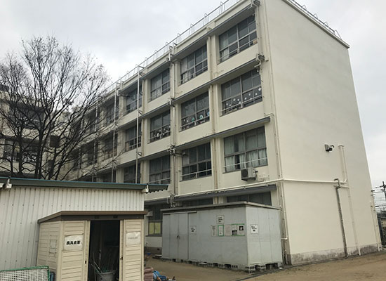 瓜破西小学校外壁改修その他工事(H)
