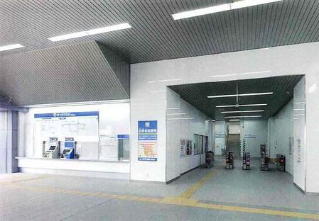 八戸ノ里・瓢箪山間連続立体交差化一に伴う河内花園駅改札他工事